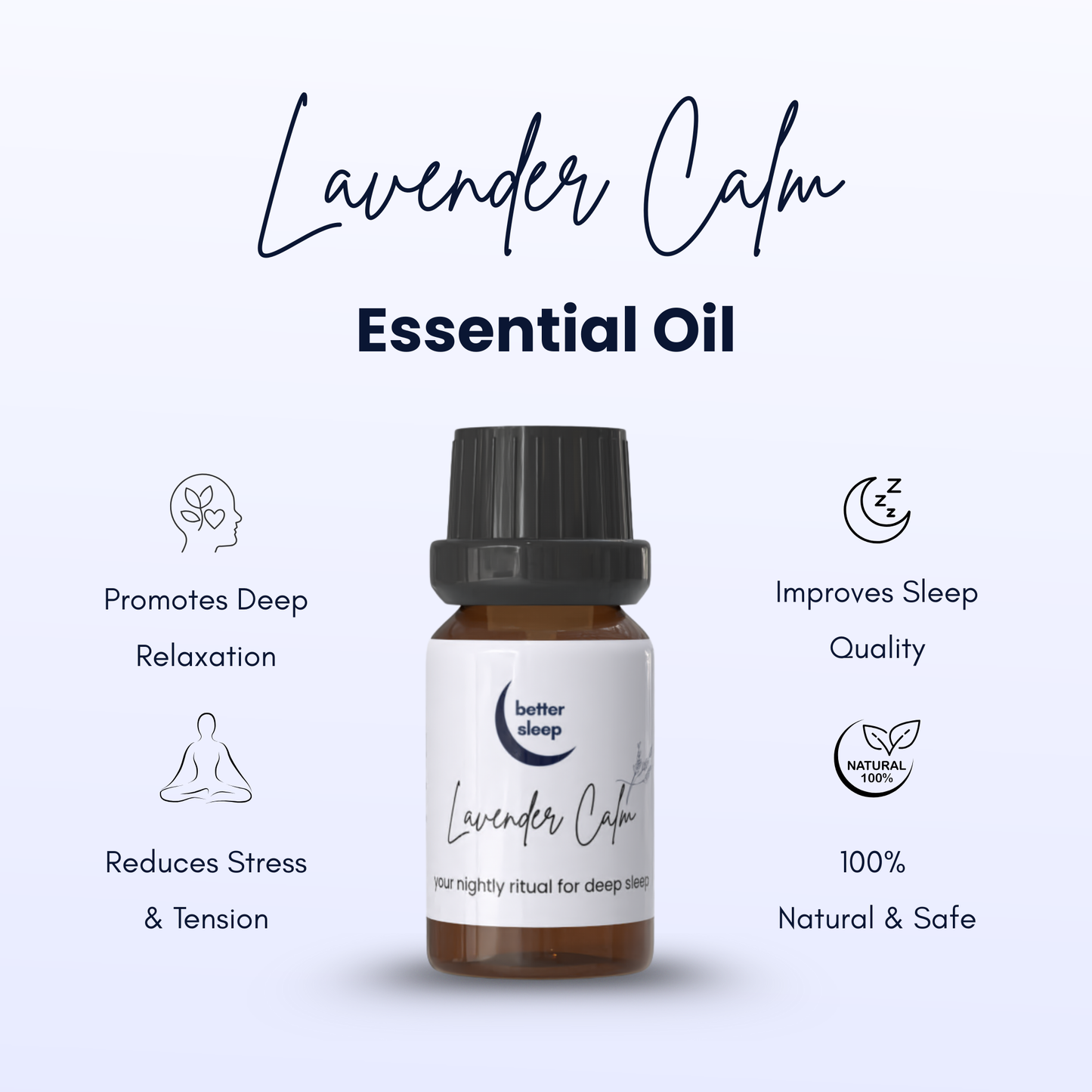 BetterSleep – Lavender Calm Essential Oil (10ml)